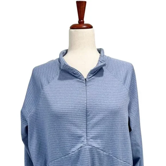 Eddie Bauer Pullover 2XL Tall Women's Blue 1/4 Zip Hiking Outdoors Athletic - Picture 11 of 13